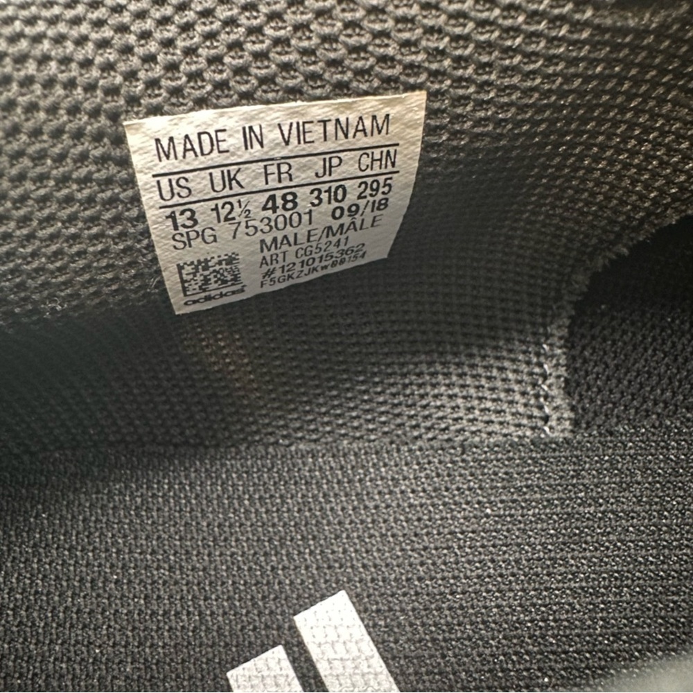 Adidas Men's Icon Bounce Baseball Cleats Black White 13 - Picture 7 of 9